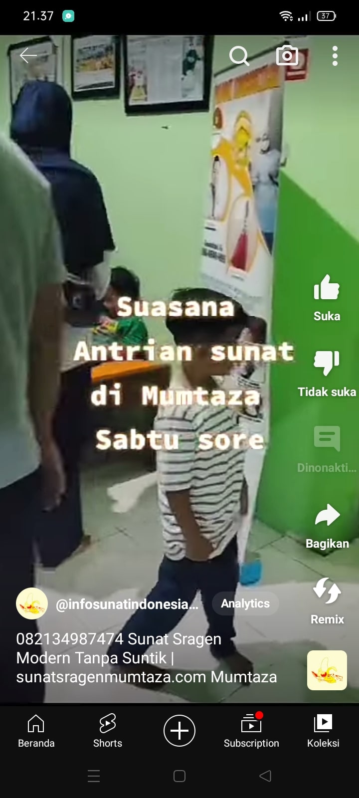 Sunat Kunjungan Untuk Anak Gesi Desa Pilangsari Hubungi Sunat Sragen Mumtaza Murah dan Unggul